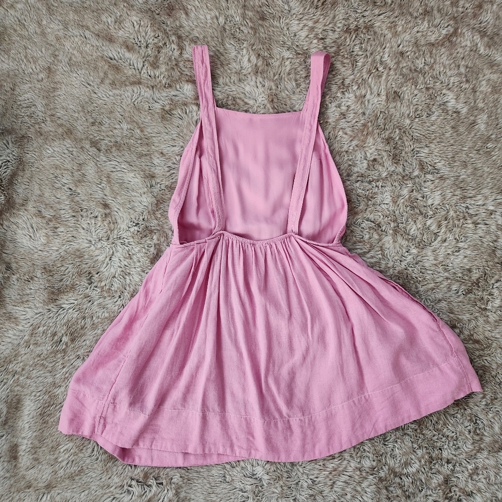 Free People Melted‎ Hearts Mini Dress Pink Women's Size Large - Picture 8 of 14